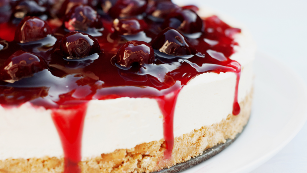 cheesecake de frutas vermelhas