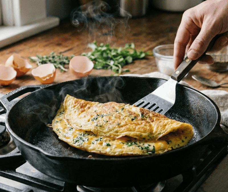 Omelete Leve com Mussarela