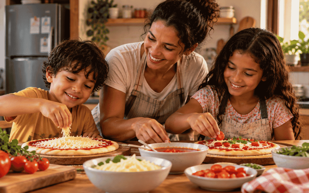 Cozinhar com as crianças cria memórias para a vida toda